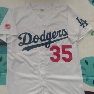 Los Angeles Dodgers cody Bellinger SGA Sz Medium Unocal 76 Jersey LA MLB